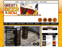 Tablet Screenshot of greatbeernow.com